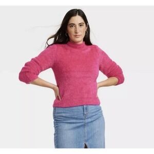 Universal Thread Mock Neck Sweater size xxl- Pink/Soft/Fuzzy